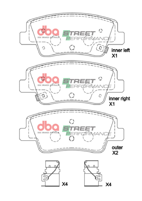 DBA 2023+ Hyundai Ioniq 5/Kia EV6 SP Performance Front Brake Pads