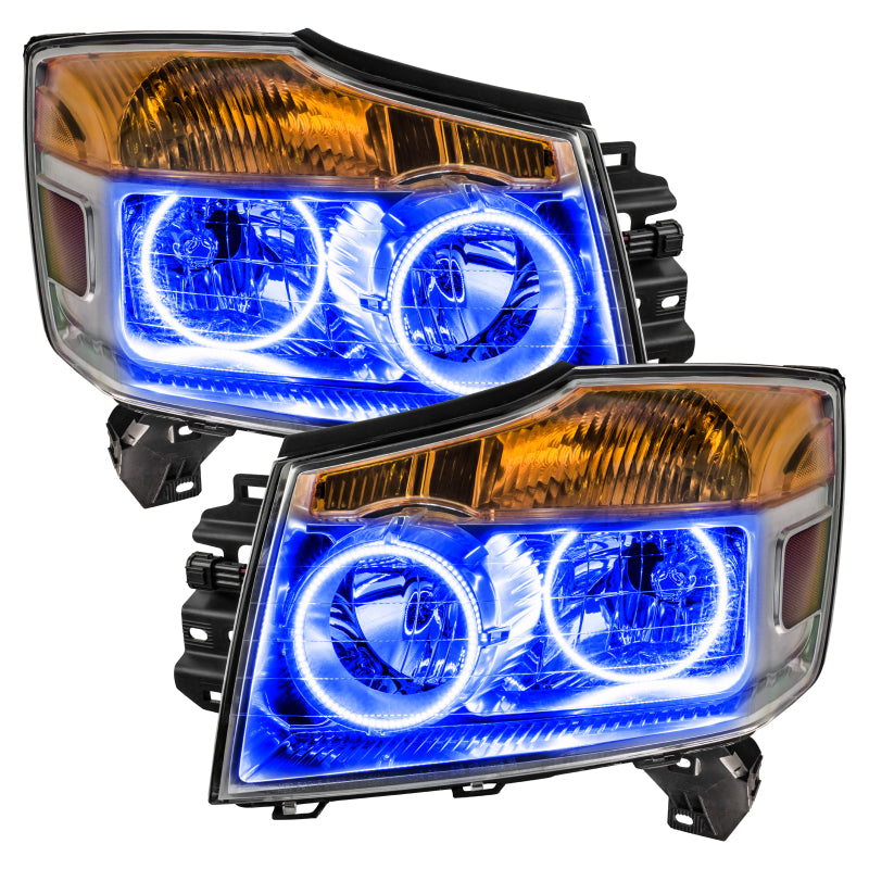 ORACLE Lighting Oracle Nissan Titan 04-07 Halo Kit - ColorSHIFT w/ 2.0 Controller