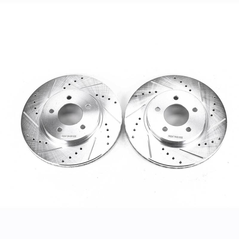 PowerStop Power Stop 05-12 Ford Escape Front Evolution Drilled & Slotted Rotors - Pair