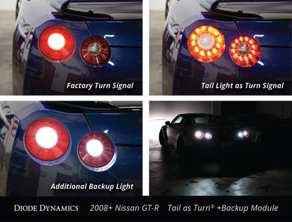 Diode Dynamics 09-21 Nissan GT-R Tail as Turn +Backup Module (USDM) Stage 1