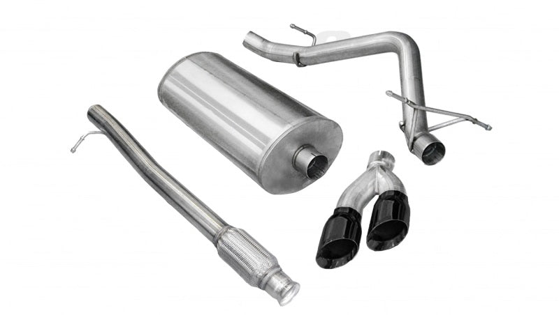 CORSA Performance Corsa 2010-2013 Chevrolet Silverado Crew Cab/Short Bed 1500 4.8L V8 Black Sport Cat-Back Exhaust