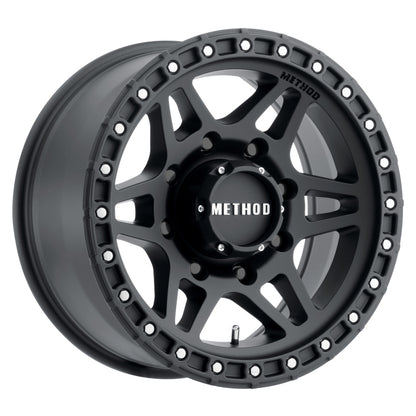 Method Wheels Method MR312 17x8.5 0mm Offset 8x6.5 130.81mm CB Matte Black Wheel