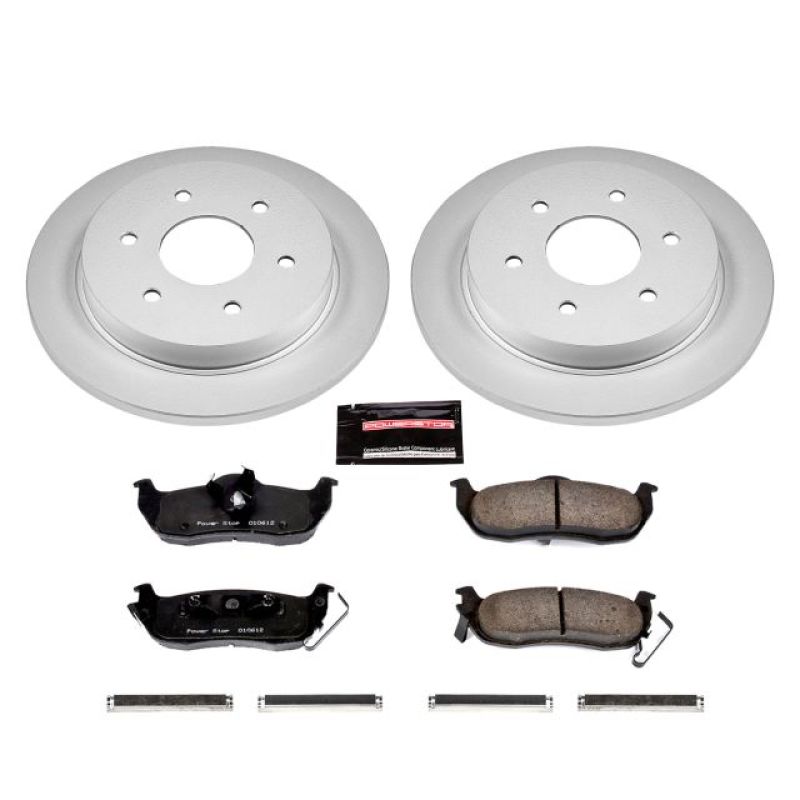 PowerStop Power Stop 04-10 Infiniti QX56 Rear Z17 Evolution Geomet Coated Brake Kit