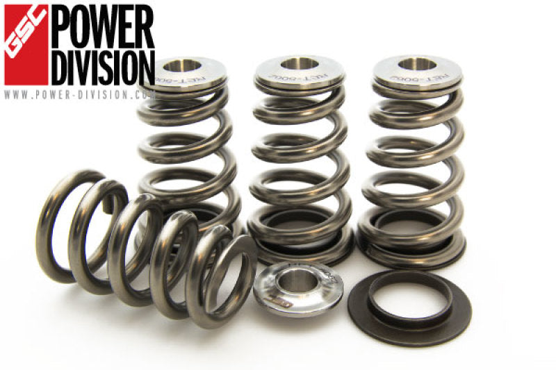 GSC Power Division GSC P-D Mitsubishi 4B11T High Pressure Single Conical Valve Spring and Ti Retainer Kit