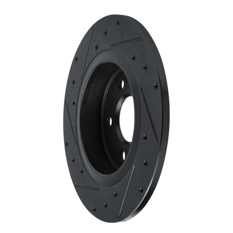 R1 Concepts R1 19-26 Mercedes-Benz A200 (Mexico) Rear Right Drilled & Slotted Black Brake Rotor
