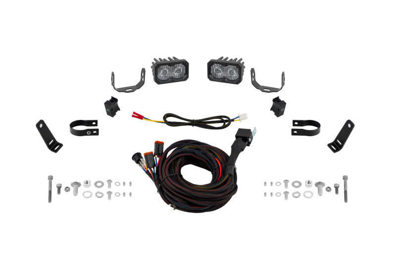 Diode Dynamics Stage Series 1 1/2 In Roll Bar Reverse Light Kit SSC2 Sport (Pair)