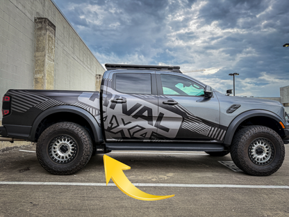 Rival 4x4 Rival 24-26 Ford Ranger Raptor Rear Suspension Travel Sensor Aluminum Armor Set