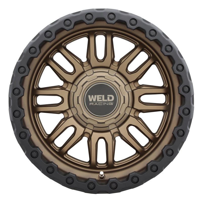 Weld Off-Road Swift 17x9in - 8x180 BP - ET-12 - 124.3mm CB - Satin Bronze Wheel & Black Ring