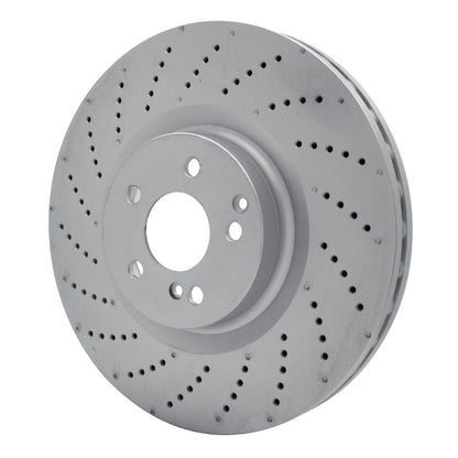 DFC 08-21 Mercedes-Benz E550 Front Drilled Hi-Carbon Alloy Geomet Coated Rotor