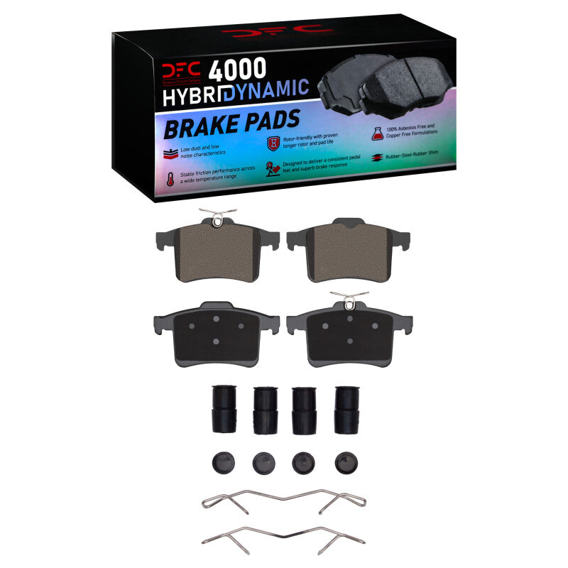 DFC 10-15 Jaguar XFR-S Rear 4000 HybriDynamic Brake Pads and Hardware Kit