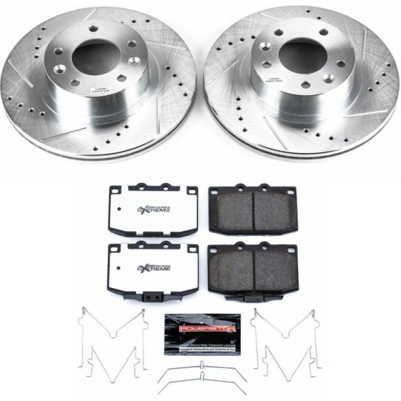 PowerStop Power Stop 93-95 Mazda RX-7 Front Z26 Street Warrior Brake Kit