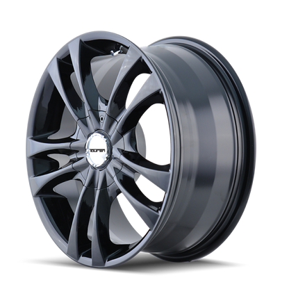 Touren 3222 TR22 16x7 / 4x100/114.3 BP / 40mm Offset / 67.1mm Hub Gloss Black Wheel