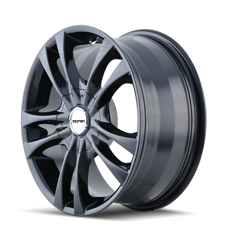 Touren 3222 TR22 15x7 / 4x100/114.3 BP / 40mm Offset / 67.1mm Hub Gloss Black Wheel