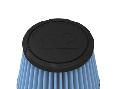aFe POWER Universal Clamp-On Air Filter w/ D2 Dura-Dry Media - 5.5in F x 7in B x 4.75in T x 5in H