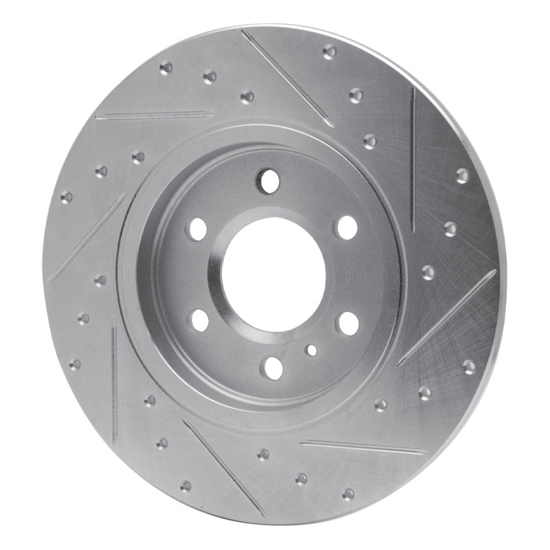 R1 Concepts R1 06-06 Buick TERRAZA Rear Left Drilled & Slotted Silver Brake Rotor
