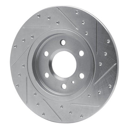 R1 Concepts R1 06-06 Buick TERRAZA Rear Left Drilled & Slotted Silver Brake Rotor