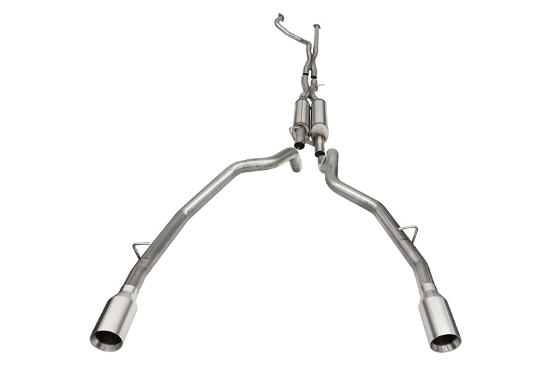 CORSA Performance Corsa 2021-2024 Dodge Ram TRX Crew Cab Xtreme Catback Exhaust Dual Rear Satin Tip