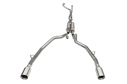 CORSA Performance Corsa 2021-2024 Dodge Ram TRX Crew Cab Xtreme Catback Exhaust Dual Rear Satin Tip