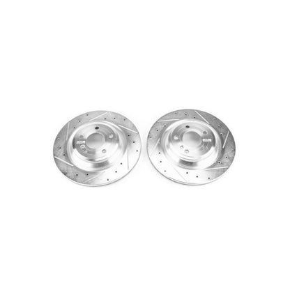 PowerStop Power Stop 15-16 Mercedes-Benz SL400 Rear Evolution Drilled & Slotted Rotors - Pair