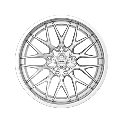 Ridler Wheels Ridler 681 22x9 / 5x120.65 BP / 0mm Offset / 83.82mm Hub Brushed w/ Polished Lip Wheel