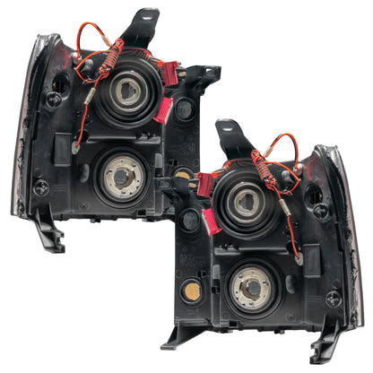 ORACLE Lighting Oracle 07-13 GMC Sierra SMD HL - Square Ring Design - ColorSHIFT w/ 2.0 Controller