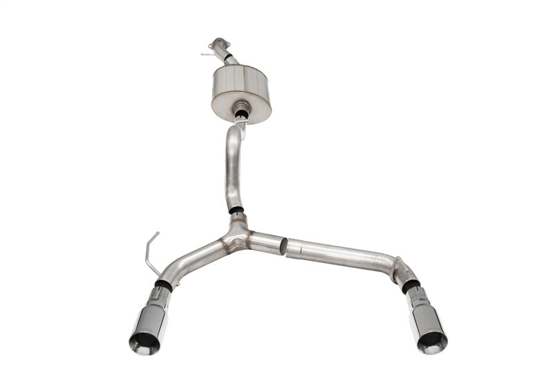 CORSA Performance Corsa 21-25 Ford Bronco 2.7L 2-Door 2.75in Cat-Back Dual Rear Exhaust w/4in Straight-Cut Polish Tips