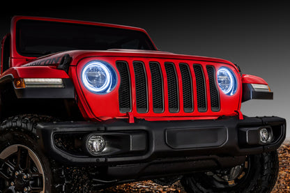 ORACLE Lighting Oracle Jeep Wrangler JL/Gladiator JT LED Surface Mount Headlight Halo Kit- w/o Controller