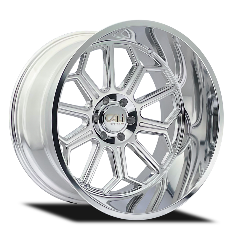 Cali Off-Road 9117 Auburn 20x10 / 6x135 BP / -25mm Offset / 87.1mm Hub Polished Wheel