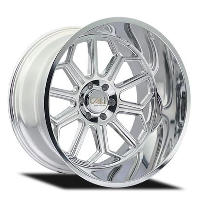 Cali Off-Road 9117 Auburn 20x10 / 6x135 BP / -25mm Offset / 87.1mm Hub Polished Wheel