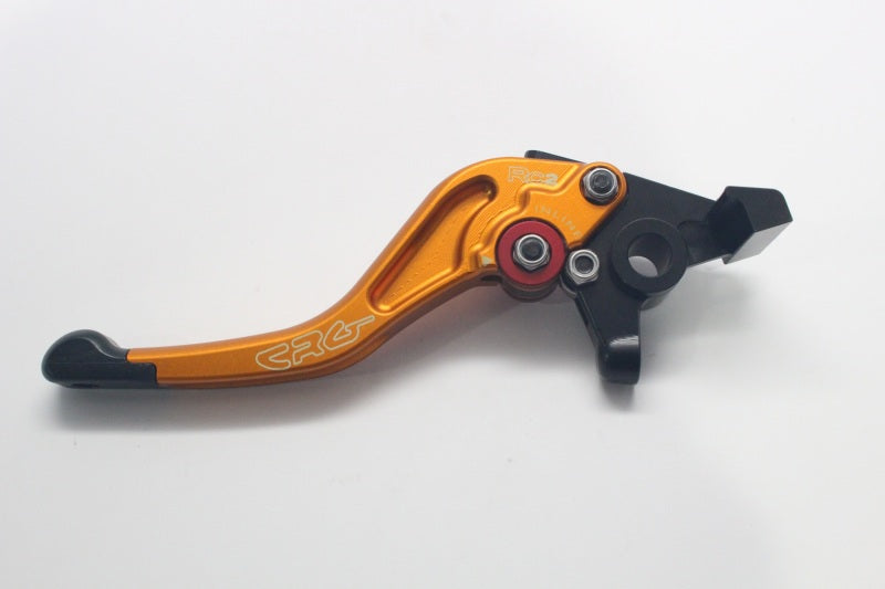 CRG Constructors CRG 05-06 Kawasaki ZX6R/RR /04-20 Suzuki GSXR600-1000R/ 06-17 Triumph RC2 Brake Lever- Short Gold