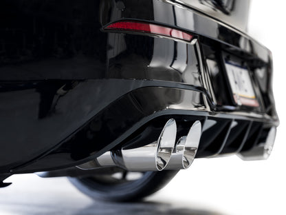 AWE Tuning MK8 Volkswagen Golf R 3in Touring Edition Quad Exhaust - Chrome Silver Tips