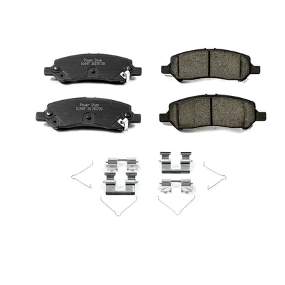 PowerStop Power Stop 13-16 Dodge Dart Rear Z17 Evolution Ceramic Brake Pads w/Hardware