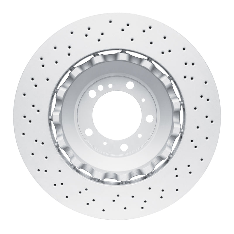 DFC 16-23 Porsche Cayman Right Front Drilled Hi-Carbon Alloy Geomet Coated Rotor