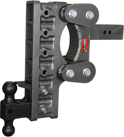 GEN-Y Hitch Gen-Y The Boss Torsion-Flex 2.5in Shank 12in Drop 21K Hitch w/GH-061 Dual-Ball/GH-062 Pintle Lock