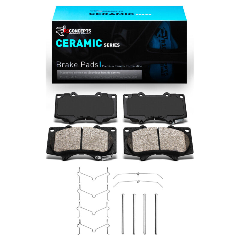 R1 Concepts R1 2010-2024 Lexus GX460 Front R1 Ceramic Pads & Hardware Kit