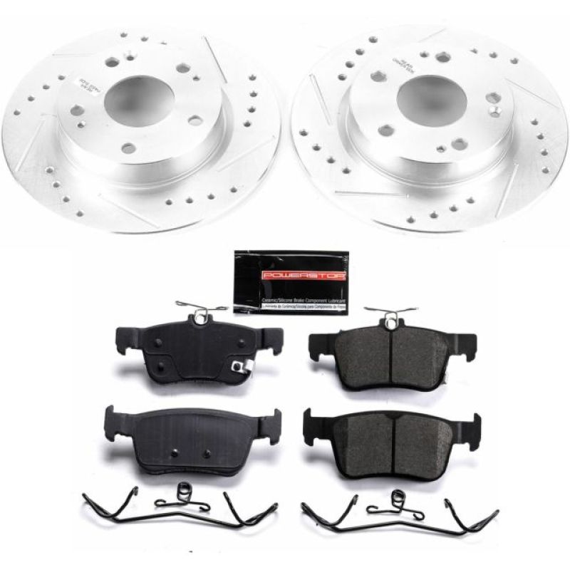 PowerStop Power Stop 16-19 Honda Civic Rear Z23 Evolution Sport Brake Kit