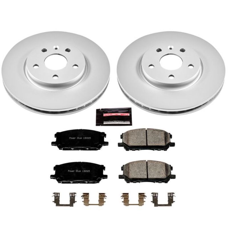 PowerStop Power Stop 04-06 Lexus RX330 Front Z17 Evolution Geomet Coated Brake Kit
