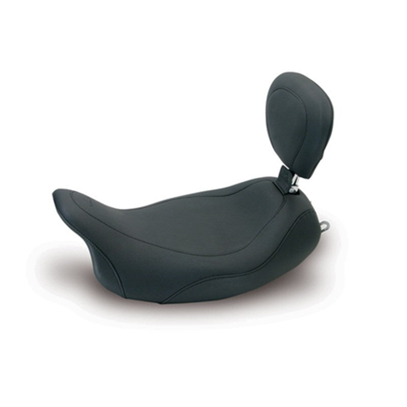 Mustang Motorcycle Mustang 08-21 Harley Electra Glide Std, Rd Glide, Rd King, Str Glide Touring Solo Seat -Black