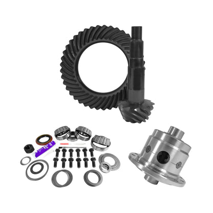Yukon Gear & Axle Yukon Gear 11.25in Dana 80 4.56 Rear Ring & Pinion Install Kit 35 Spline Positraction 4.125in BRG