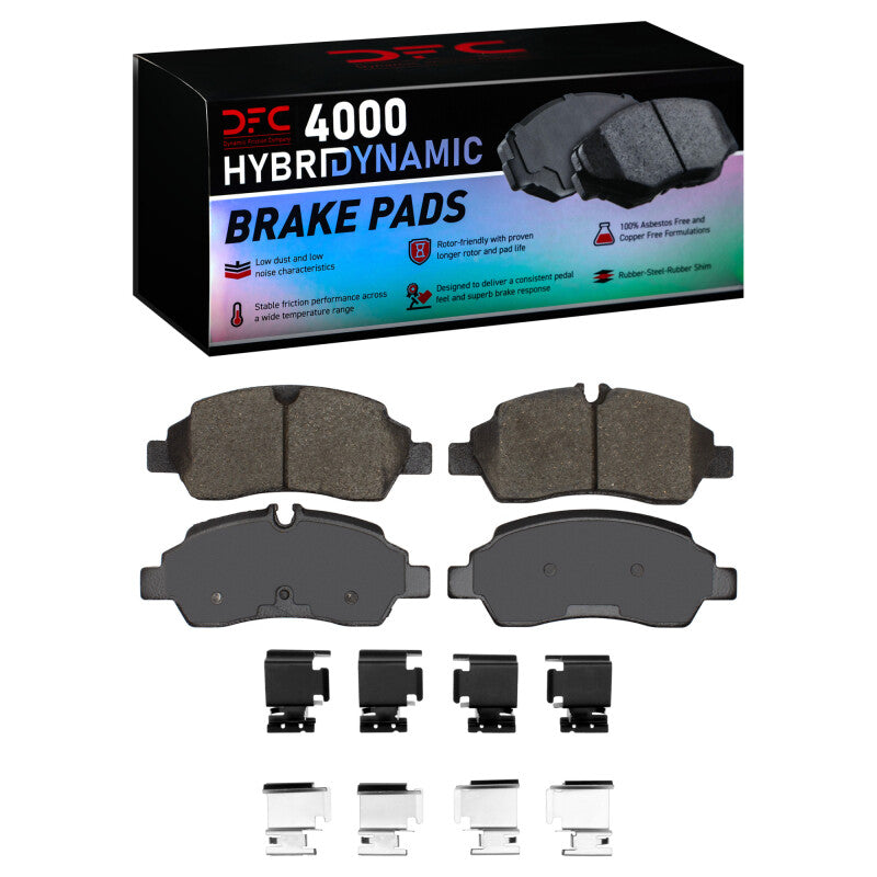 DFC 15-19 Ford Transit-350/SRW Rear 4000 HybriDynamic Brake Pads and Hardware Kit
