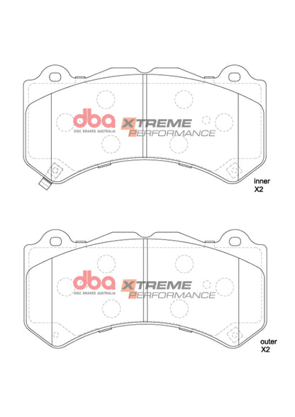 DBA 18-22 Jeep Grand Cherokee Trackhawk XP Performance Front Brake Pads