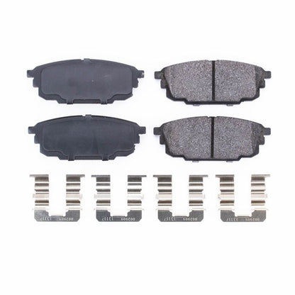 PowerStop Power Stop 01-03 Mazda Protege Rear Z17 Evolution Ceramic Brake Pads w/Hardware