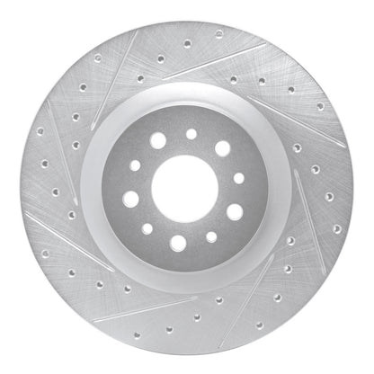 R1 Concepts R1 15-22 Ram Promaster City Front Left Drilled & Slotted Silver Brake Rotor