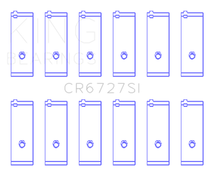King Engine Bearings Toyota 1Fzfe 4477Cc (Size +0.75mm) Connecting Rod Bearing Set
