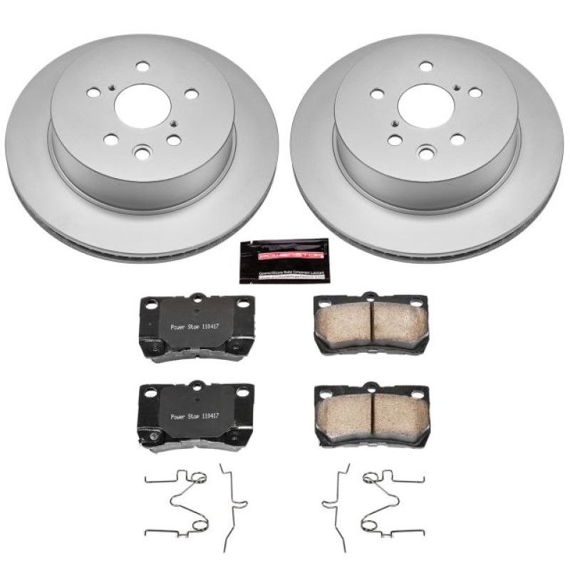 PowerStop Power Stop 2006 Lexus GS300 Rear Z17 Evolution Geomet Coated Brake Kit