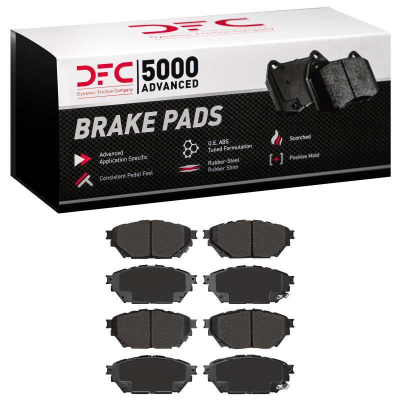 DFC 12-20 Freightliner FL360 (Mexico) Front/Rear 5000 Advanced Semi Metallic Brake Pads
