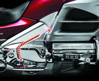 Kuryakyn Louvered Transmission Cover 01-17 Honda GL1800 Chrome