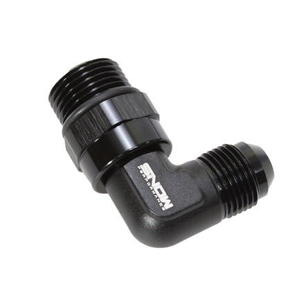 Snow Performance Snow -10 ORB to -8AN 90 Degree Swivel Fitting (Black)