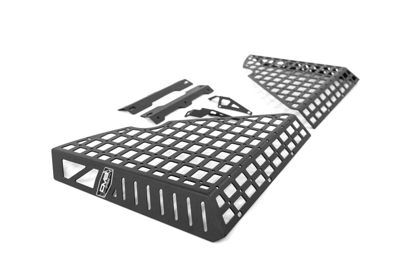 DV8 Offroad 07-18 Jeep Wrangler JK 4-Door Pocketed Rear Window Molle Panels
