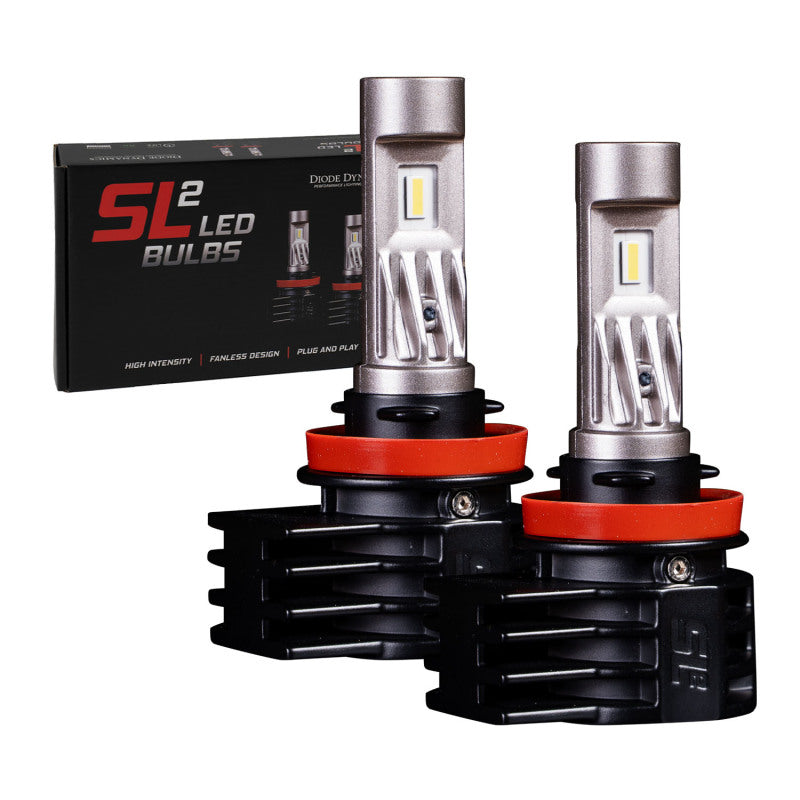 Diode Dynamics 9005/9011/H10 White SL2 LED Bulbs (pair)